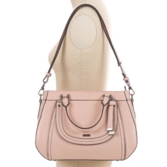 😎 BRAHMIN Raelynn Blossom Pink Galveston Satchel NWT $345 - Picture 6 of 13